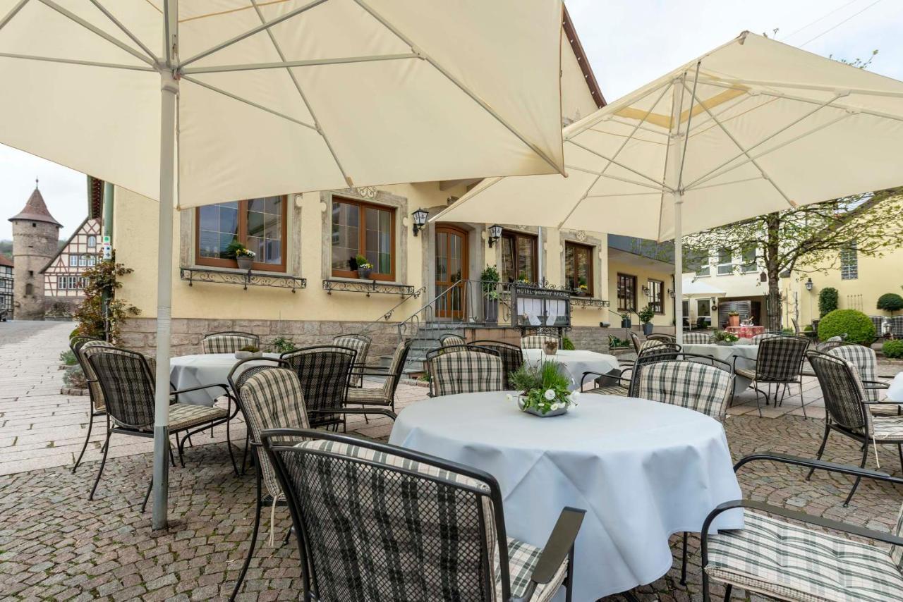 Hotel Gasthof Krone Niederstetten 외부 사진